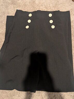 Pretty Retro 1930s Sailor Slacks Black